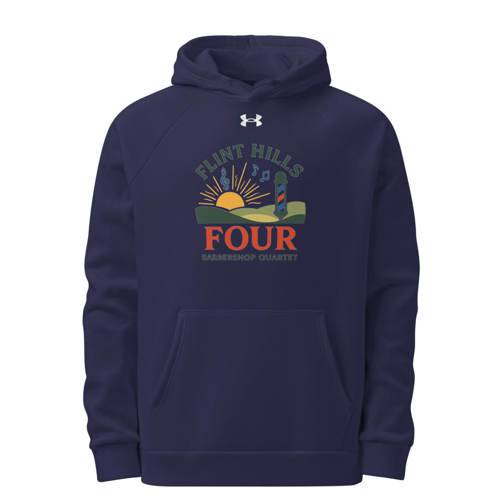 Flint Hills Four — Men’s Under Armour Rival Fleece Hoodie | 1379757 (Navy)