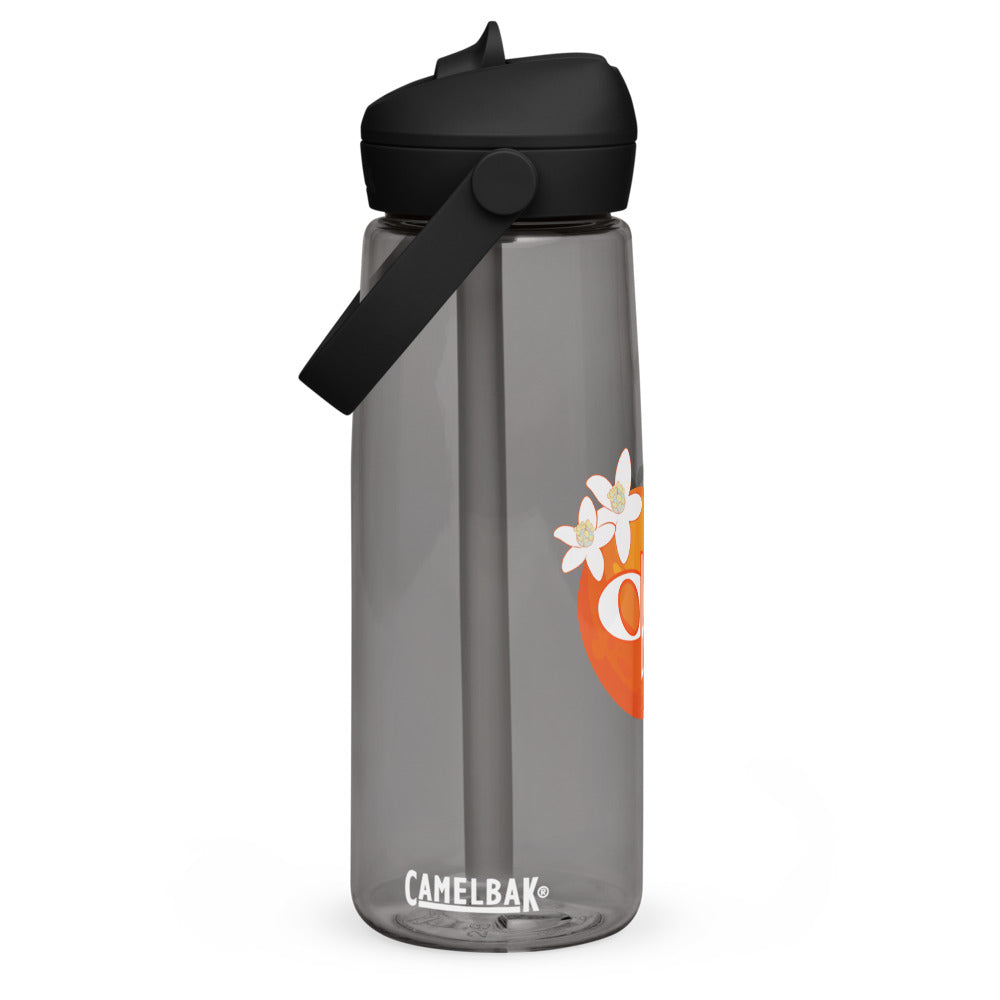 Orange Blossom Chorus — Flip Straw Water Bottle | CamelBak Thrive (Clear)