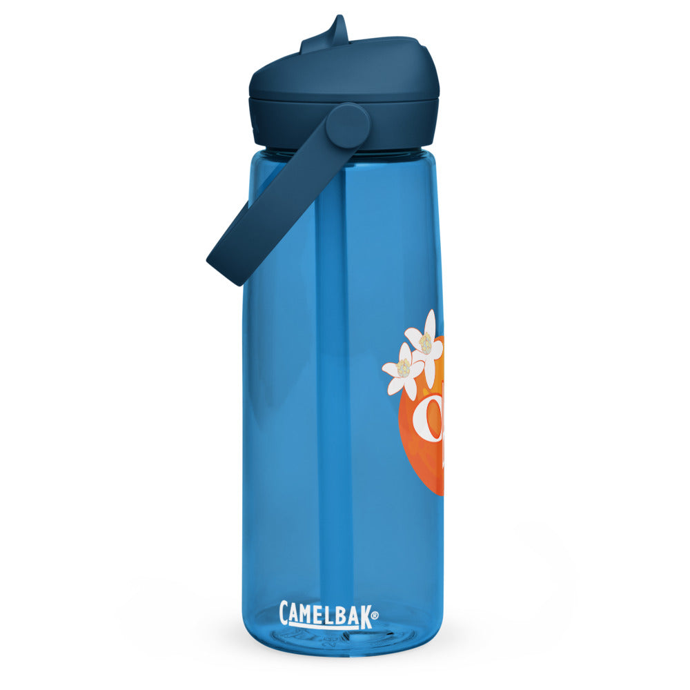 Orange Blossom Chorus — Flip Straw Water Bottle | CamelBak Thrive (Clear)