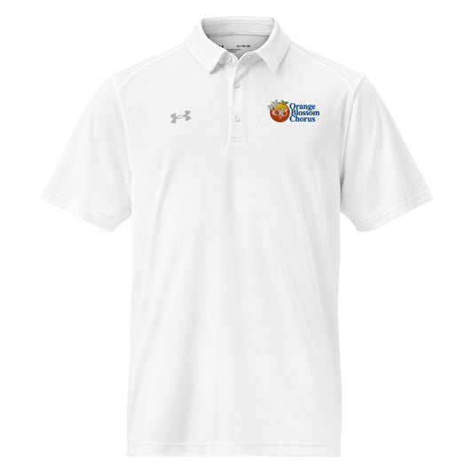 Orange Blossom Chorus — Men's Under Armour Performance Polo Shirt | 1370399 (White)