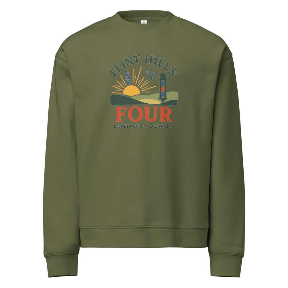 Flint Hills Four — Unisex Relax Crew Neck Sweatshirt | AS Colour 5160 (Athletic Heather)