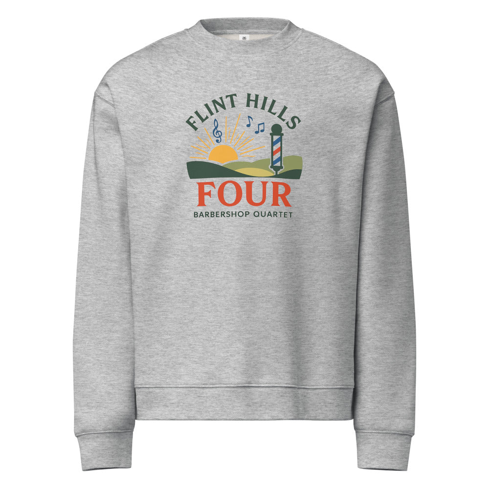 Flint Hills Four — Unisex Relax Crew Neck Sweatshirt | AS Colour 5160 (Athletic Heather)