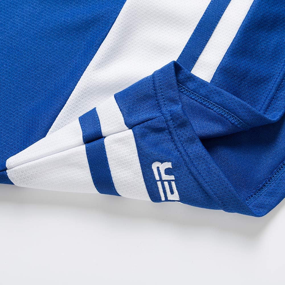 Royal/white fabric detail