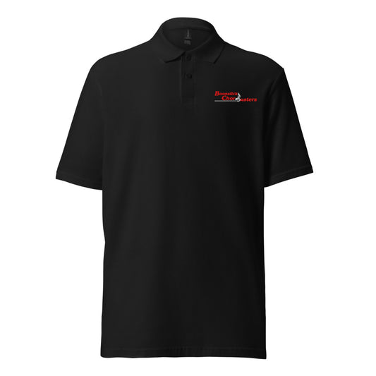 Boonslick Chordbusters — Unisex Pique Polo Shirt | Gildan 64800 (Black)