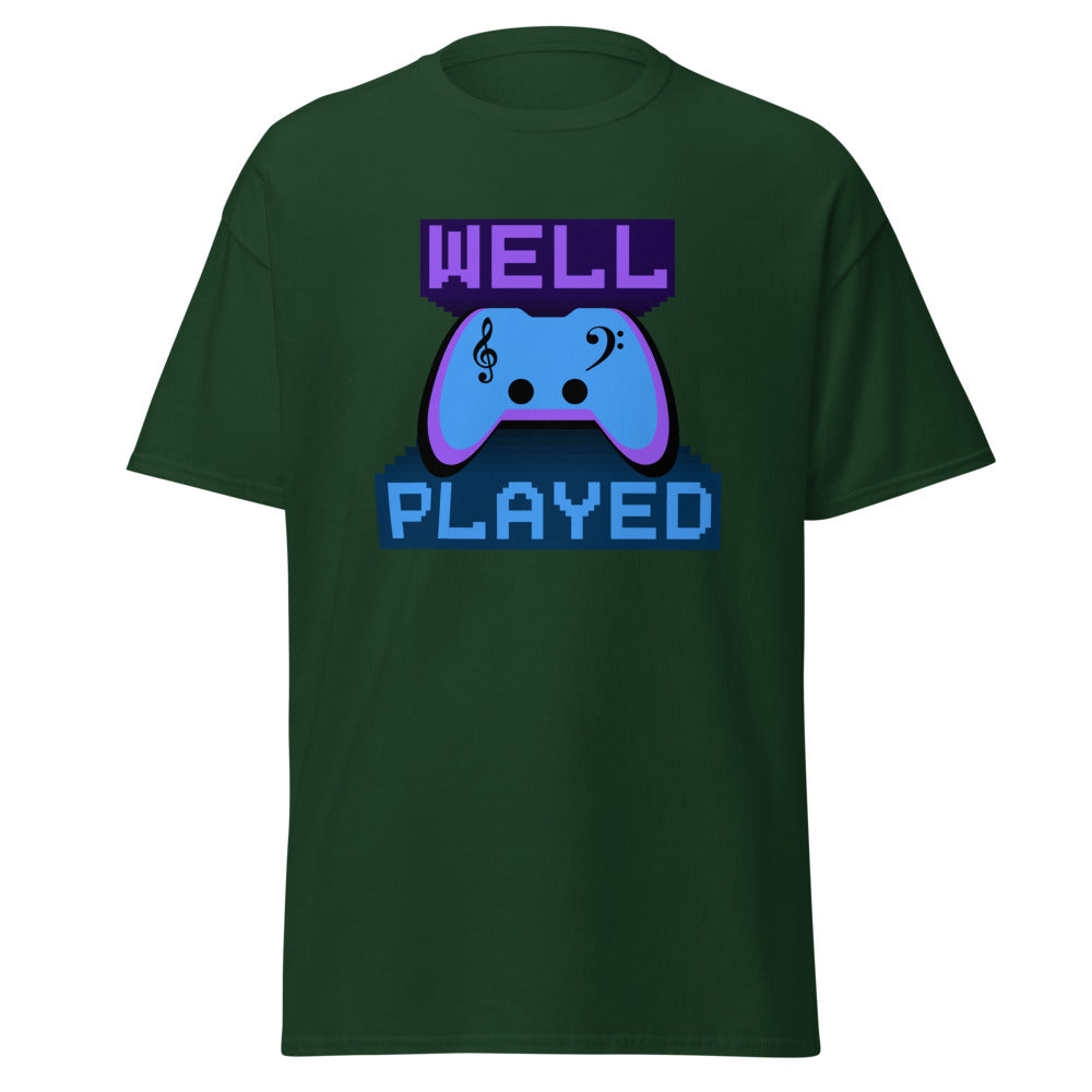 Well Played — Unisex Classic Tee | Gildan 5000 (Dark Heather)