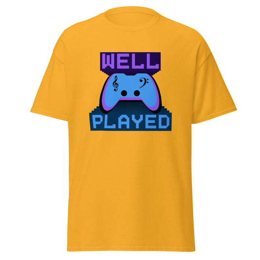 Well Played — Unisex Classic Tee | Gildan 5000 (Dark Heather)