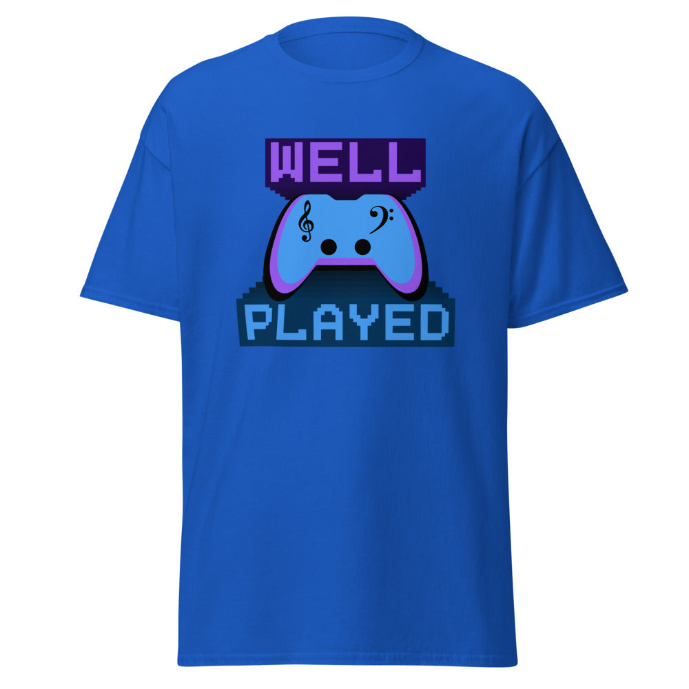 Well Played — Unisex Classic Tee | Gildan 5000 (Dark Heather)