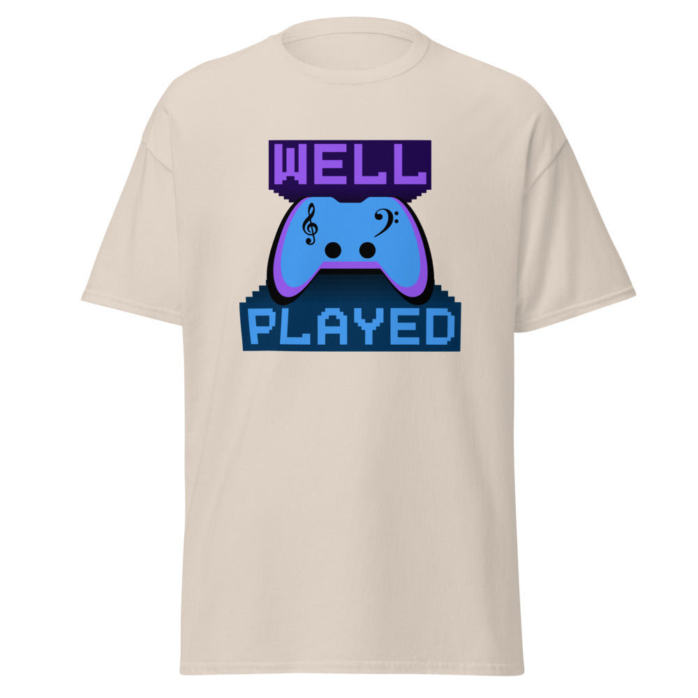 Well Played — Unisex Classic Tee | Gildan 5000 (Dark Heather)