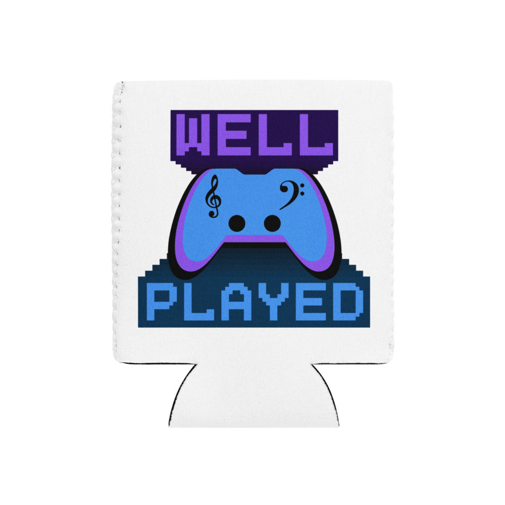 Well Played — Can Cooler (White)