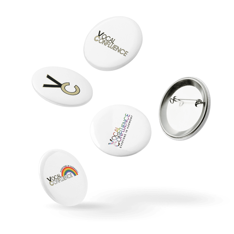 Vocal Confluence - Set of 10 buttons