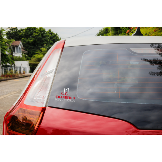 Cranberry Men's Chorus - Permanent, Waterproof Decal Sticker