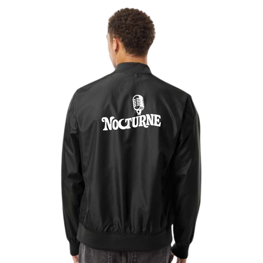 Nocturne - Embroidered Unisex Lightweight Bomber Jacket