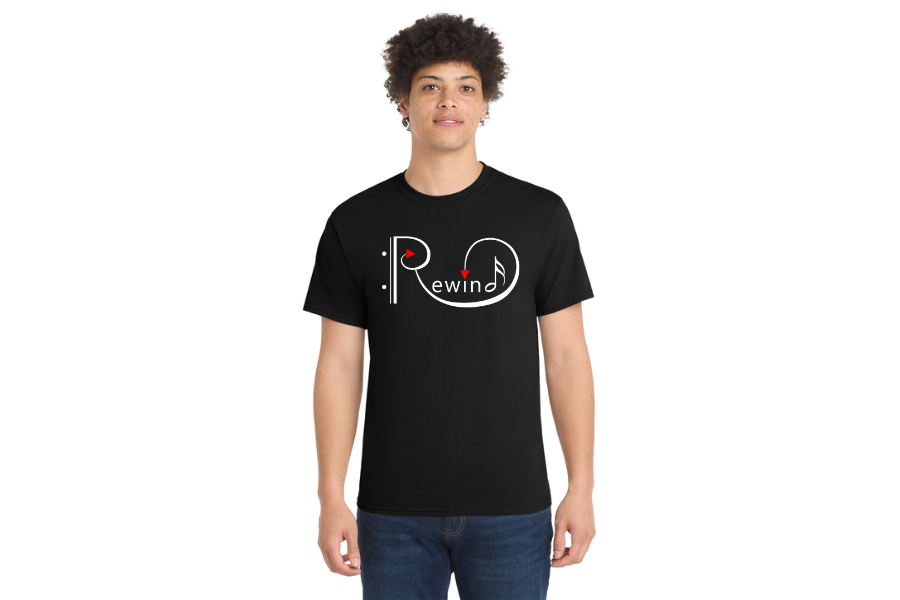 Rewind - Printed Port & Co™ Tall Core Blend Tee