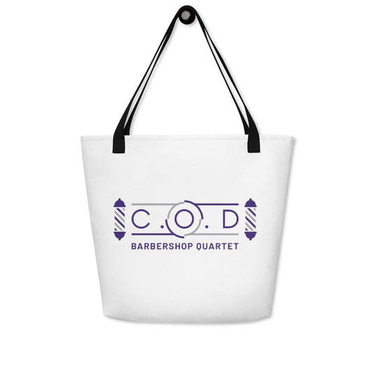 C.O.D. Printed Large Tote Bag
