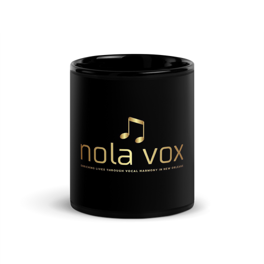 NOLA Vox — Black Glossy Mug (Black)