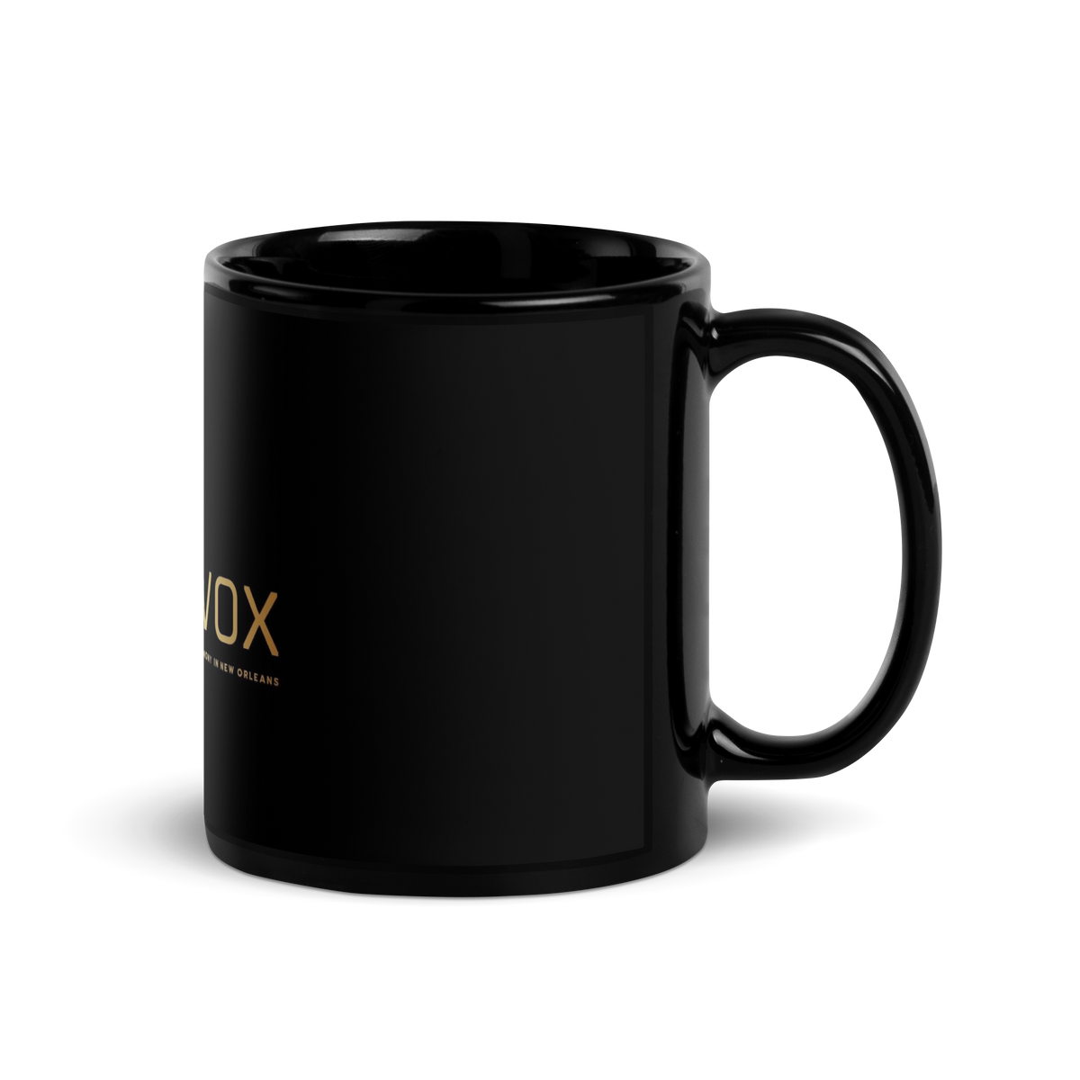 NOLA Vox — Black Glossy Mug (Black)