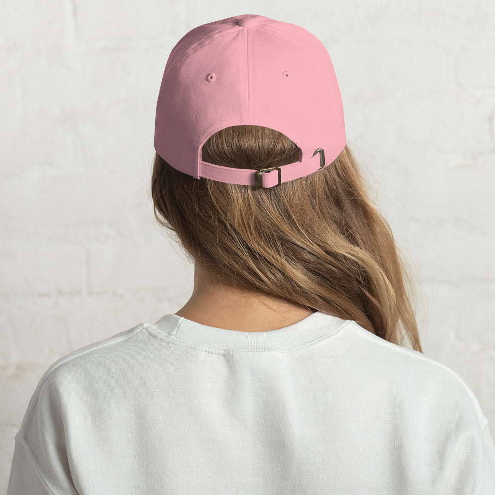 The Ladies - Embroidered Dad hat (Black Thread)