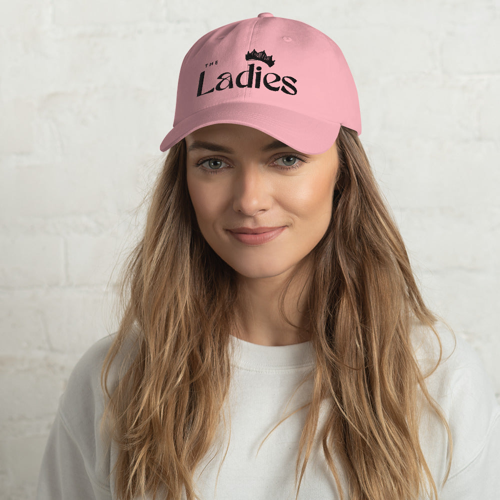 The Ladies - Embroidered Dad hat (Black Thread)