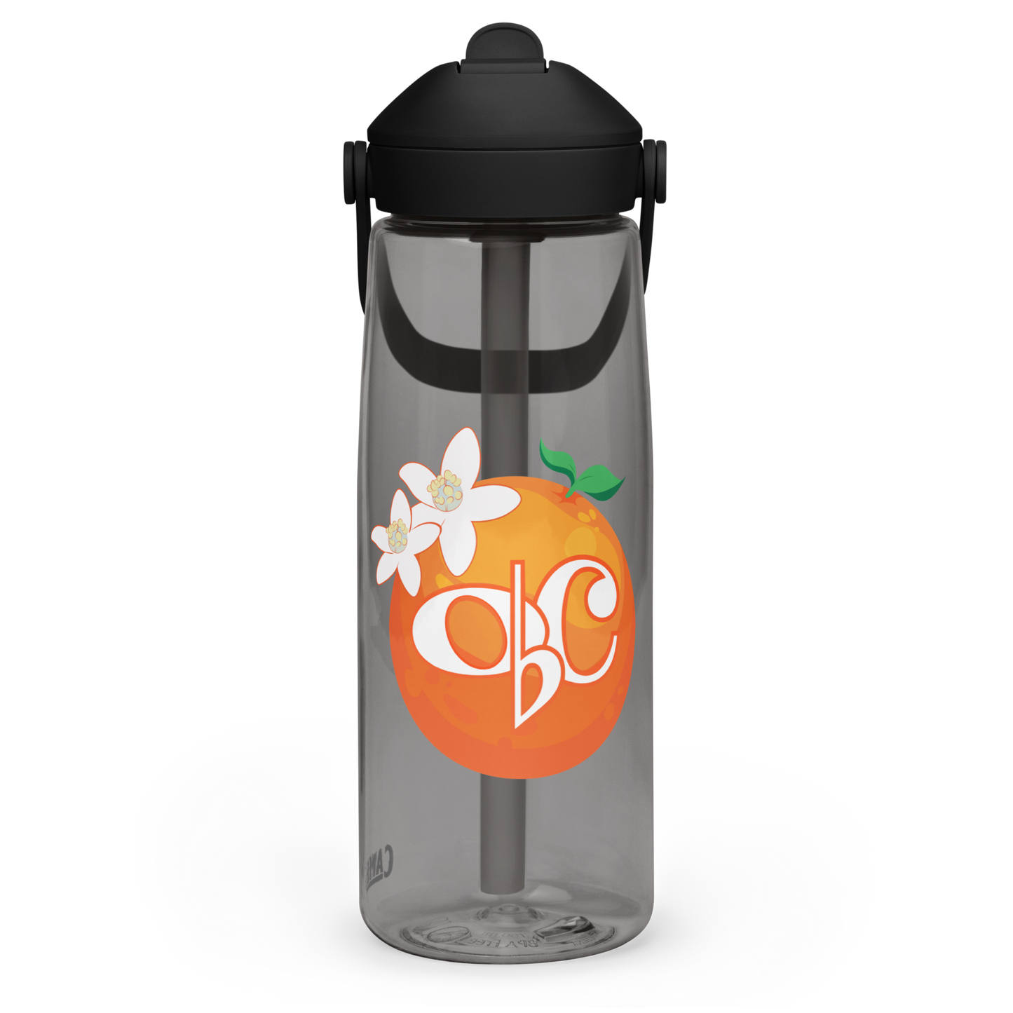 Orange Blossom Chorus — Flip Straw Water Bottle | CamelBak Thrive (Clear)