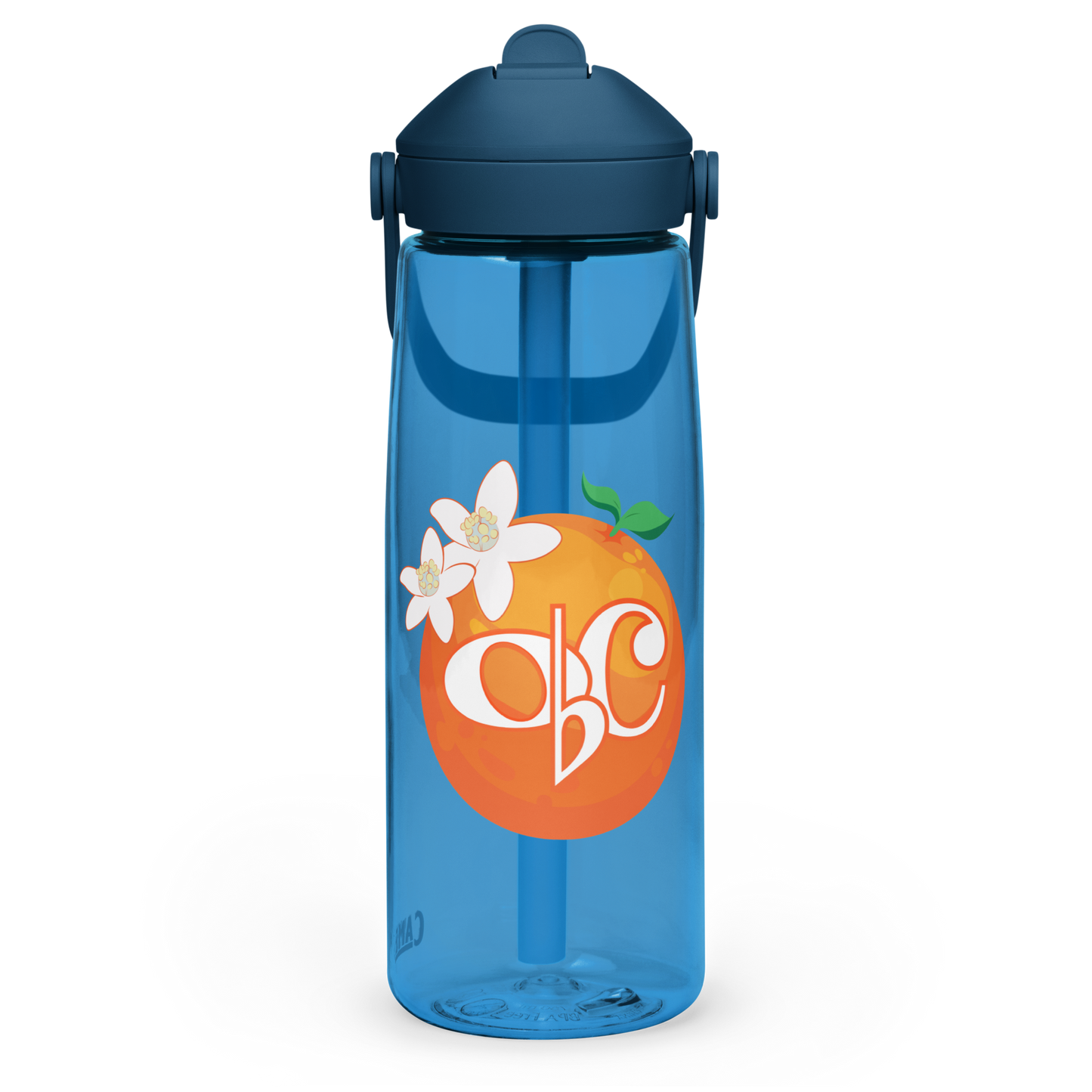 Orange Blossom Chorus — Flip Straw Water Bottle | CamelBak Thrive (Clear)