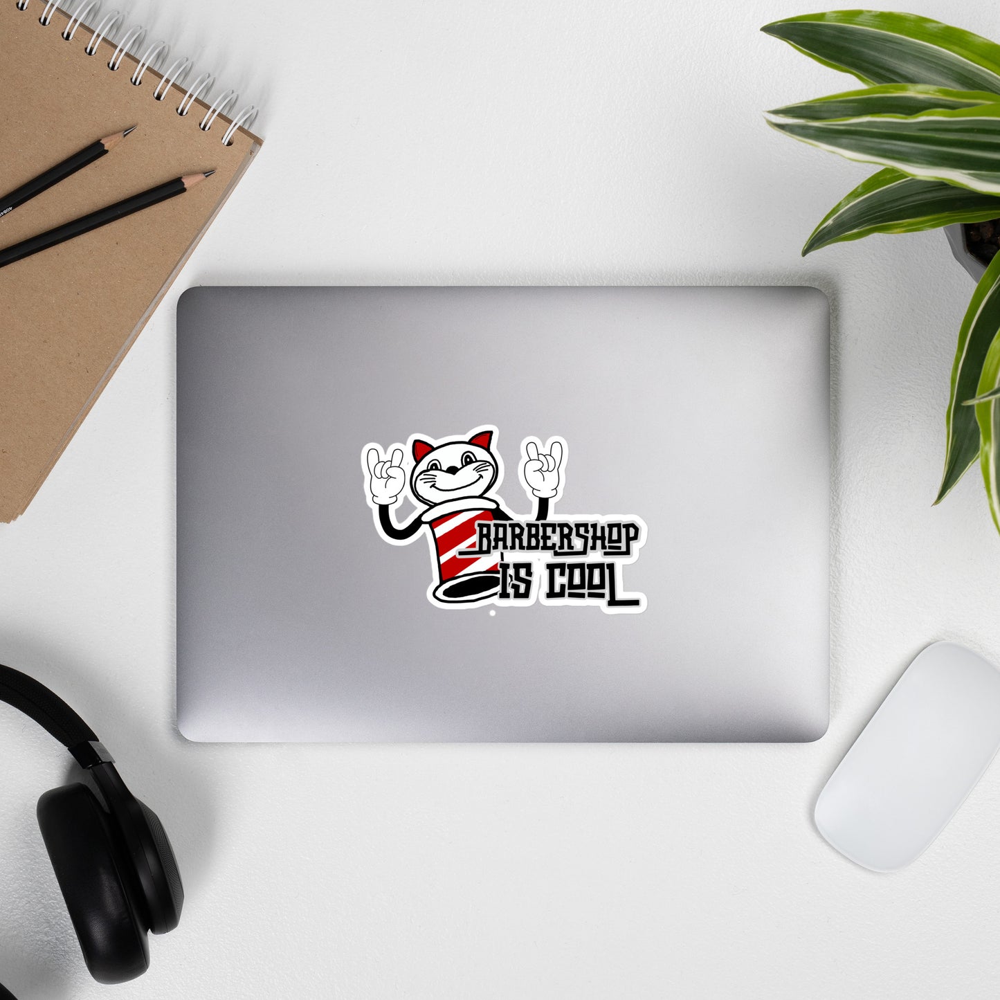 Barbershop is cool - Kiss cut Bubble-free stickers
