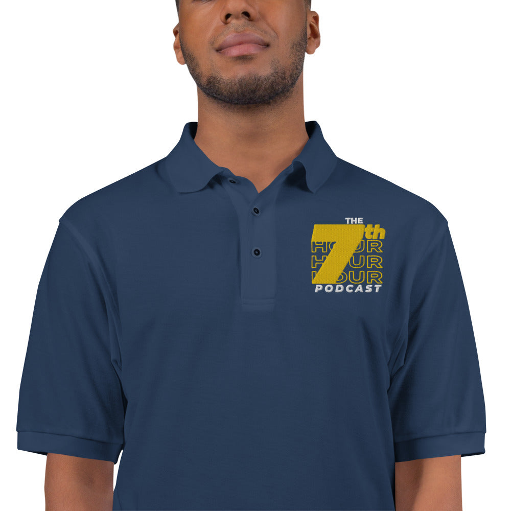 7th Hour Podcast - Embroidered Men's Premium Polo