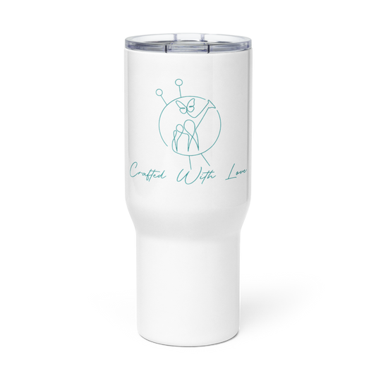 Ventured Treasures - Printed Travel Mug (With Handle)