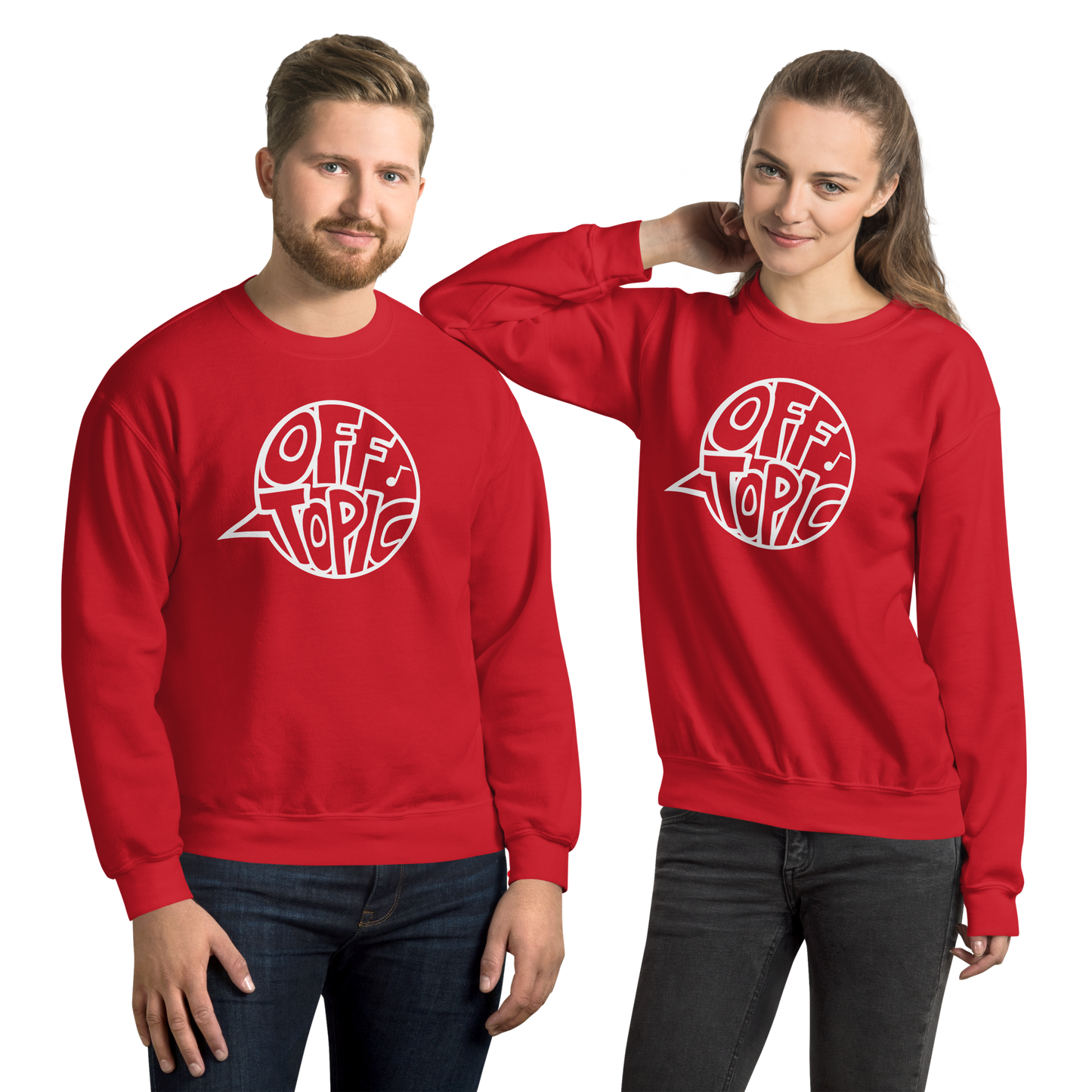 Off Topic - Printed Gildan Unisex Sweatshirt