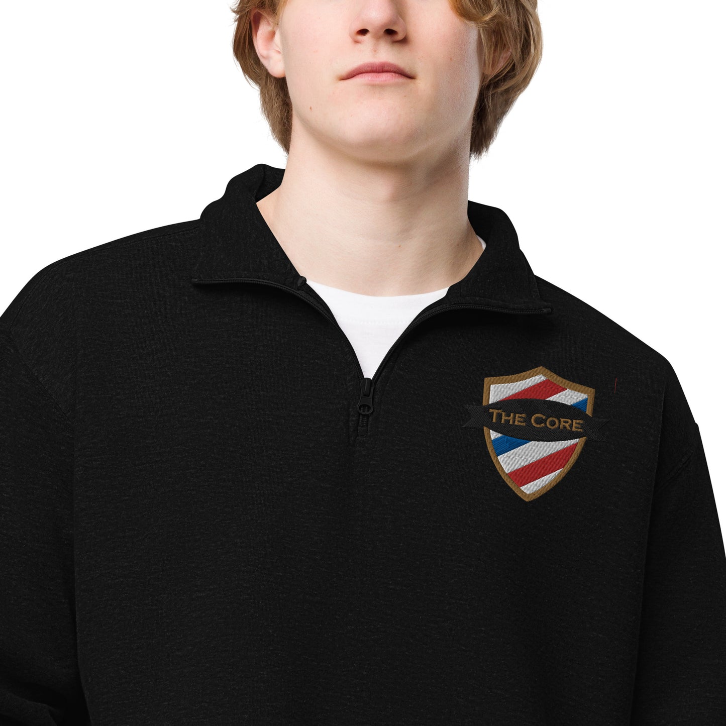 The Core - Embroidered Unisex fleece pullover