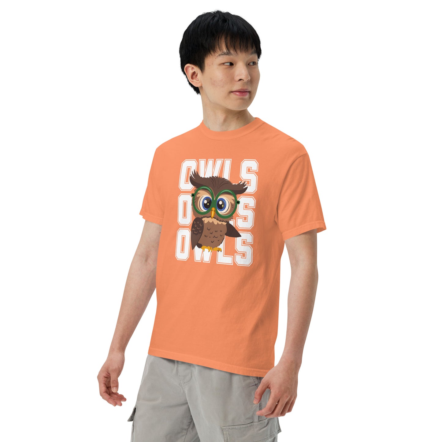 Audubon Owls - Adult Unisex Comfort Colors garment-dyed heavyweight t-shirt