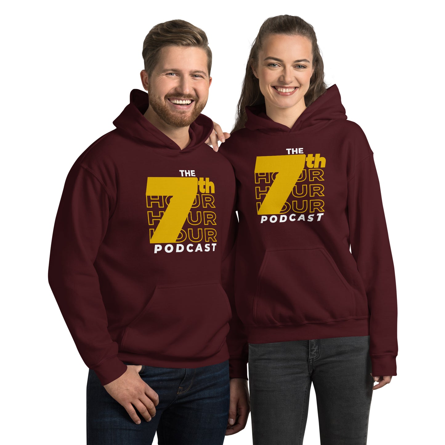 7th Hour Podcast - Printed Gildan Unisex Hoodie