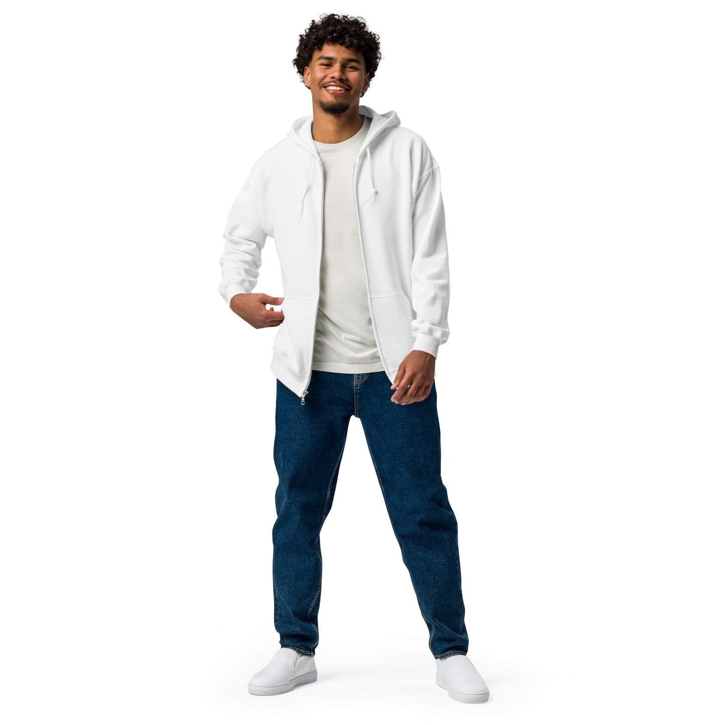Intermission - Printed Unisex heavy blend zip hoodie