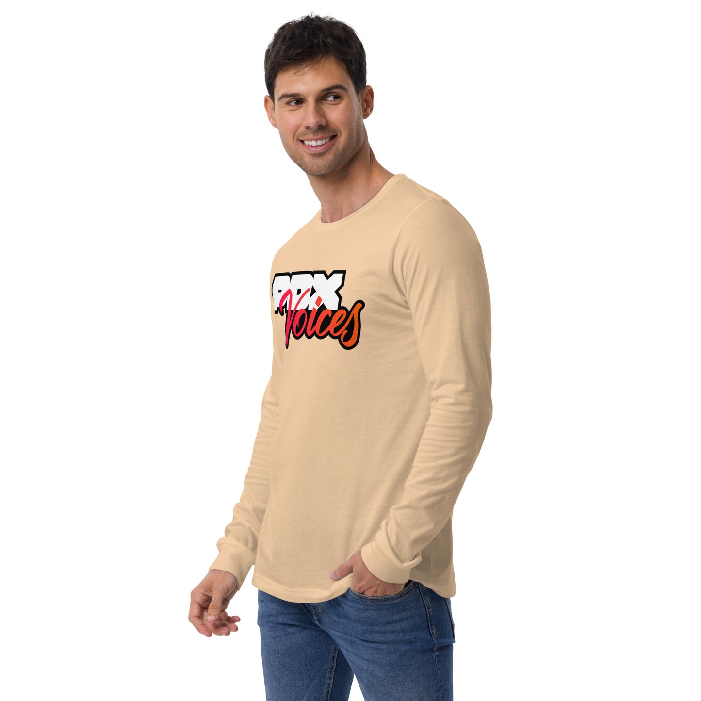PDX Voices - Printed Unisex Long Sleeve Tee