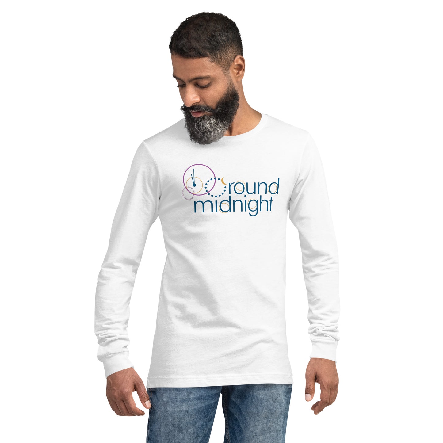 Round Midnight - Printed Unisex Long Sleeve Tee