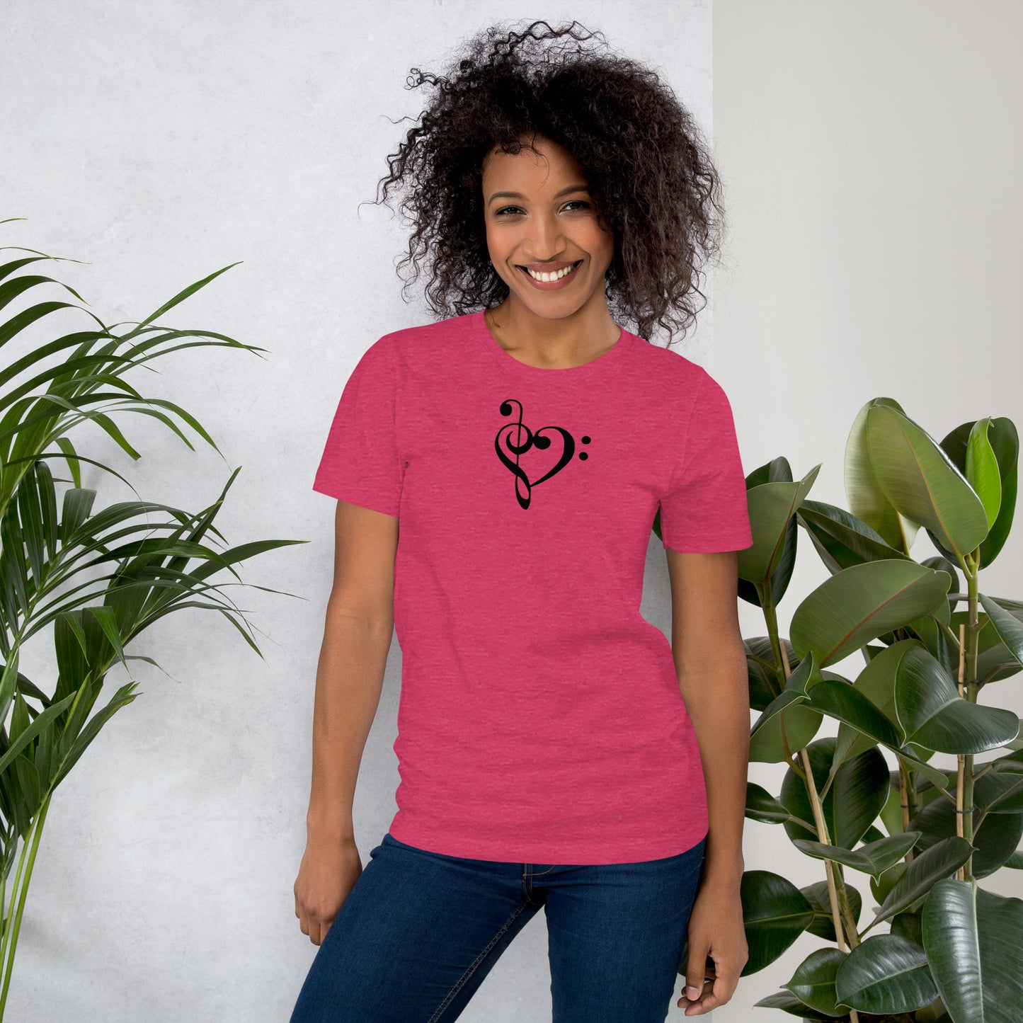Music Heart - Printed Unisex t-shirt