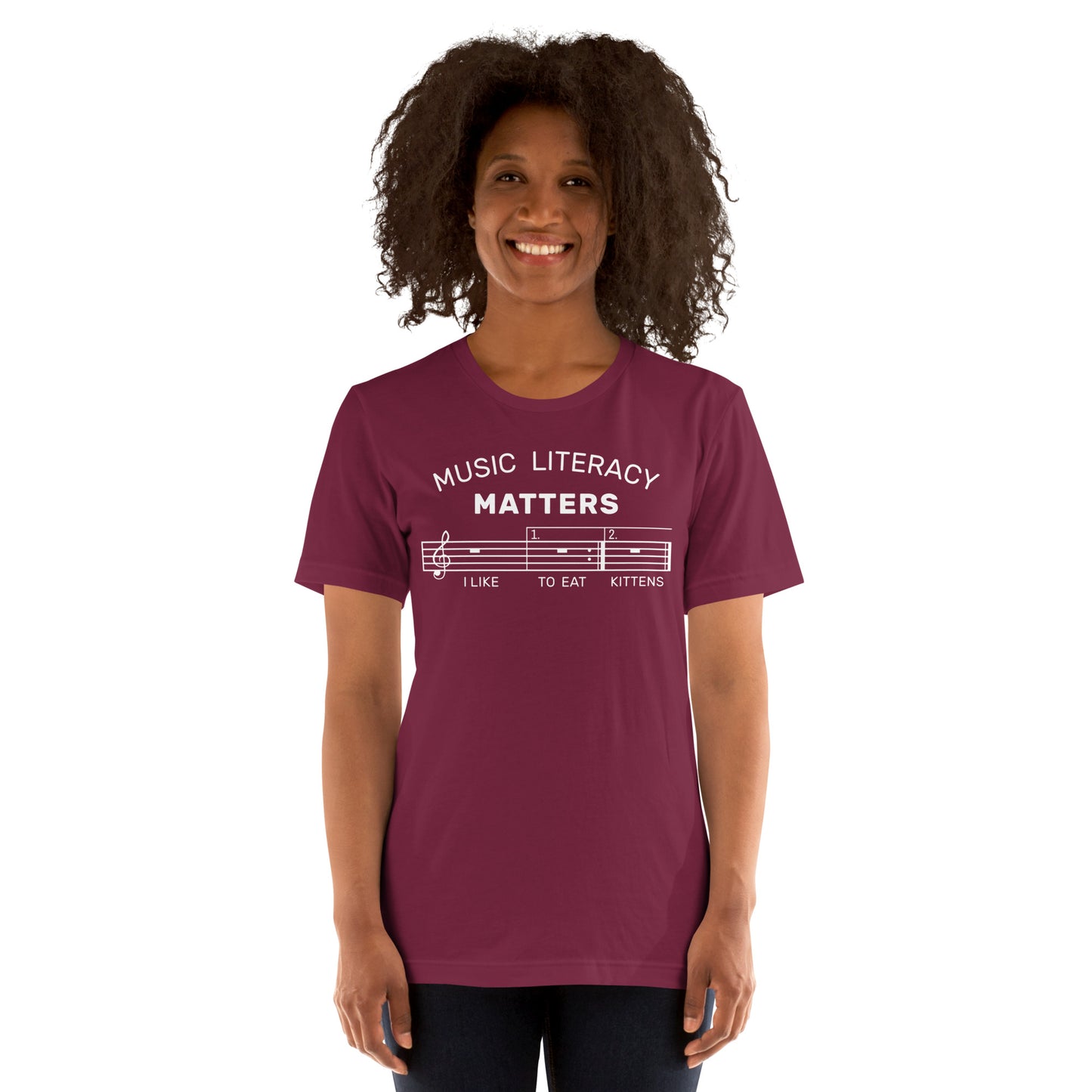 Music Literacy Matters - Printed Unisex t-shirt