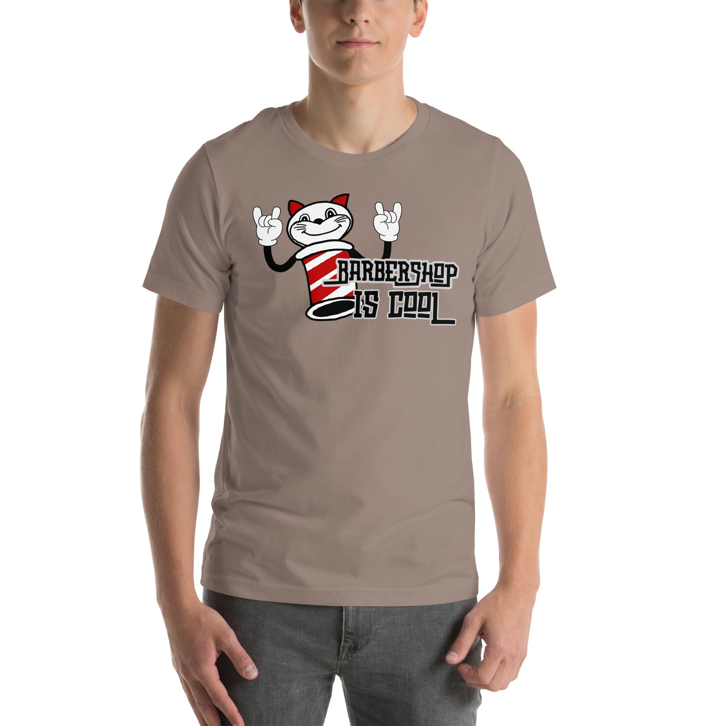 Barber Polecat - Barbershop is cool - Printed Unisex t-shirt