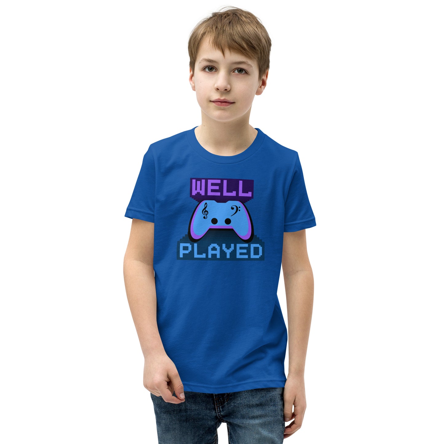 Well Played Printed Youth Short Sleeve T-Shirt