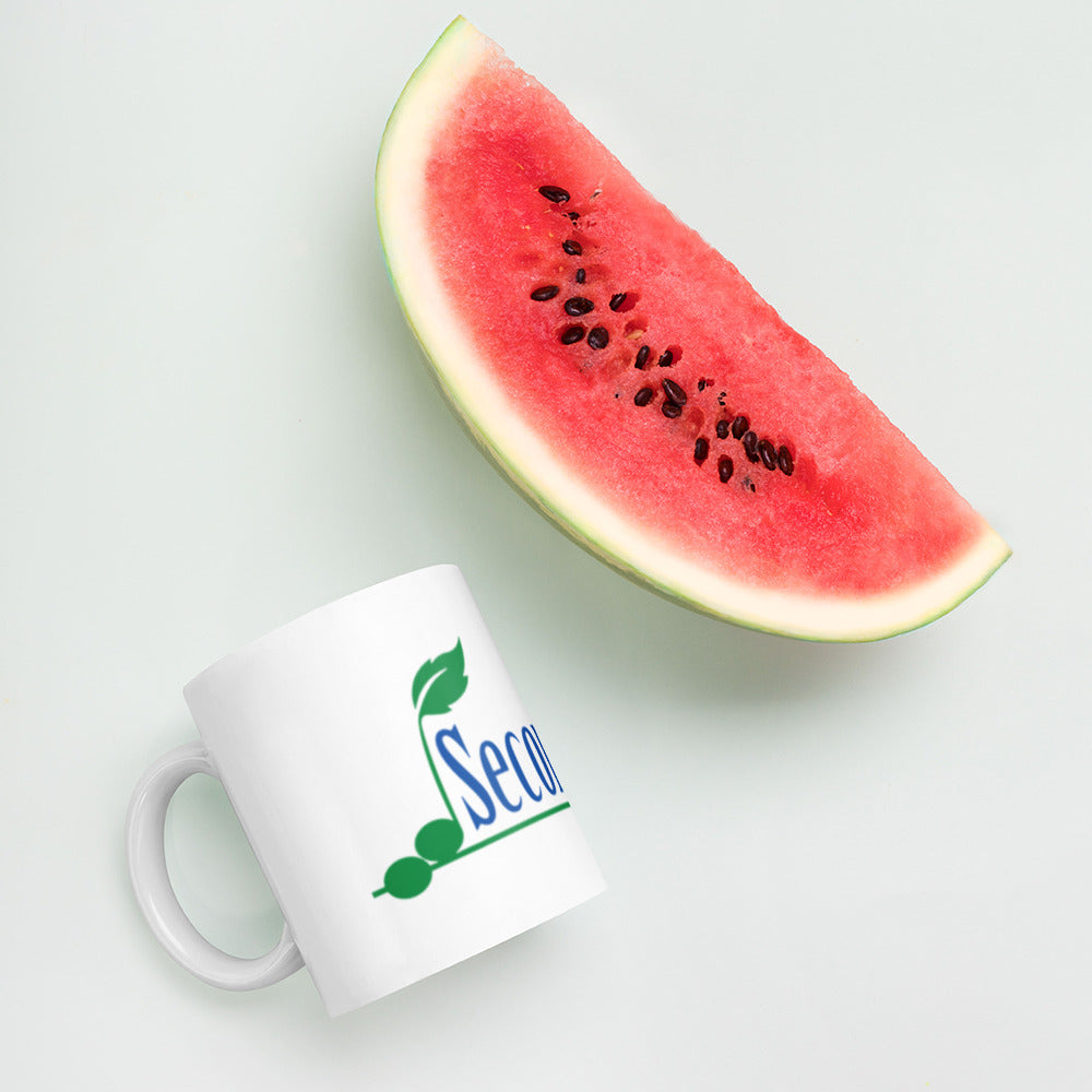 Second Nature Printed White glossy mug